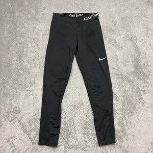 Nike Pro Women’s Black Dri-fit Workout Training Leggings Size L 889561-010